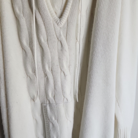 Daisy Fuentes Cream Cowl Neck Sweater - Picture 3 of 6